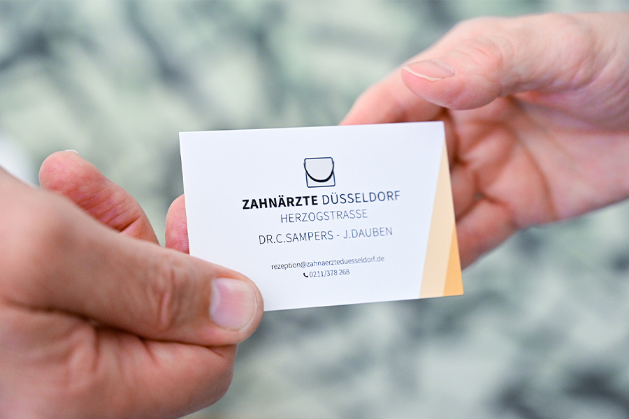 Zahnärzte Düsseldorf Herzogstraße Kontakt Zahnärzte Düsseldorf Herzogstraße Visitenkarte